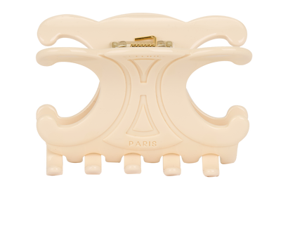 Celine Triomphe Large Hair Claw, front view
